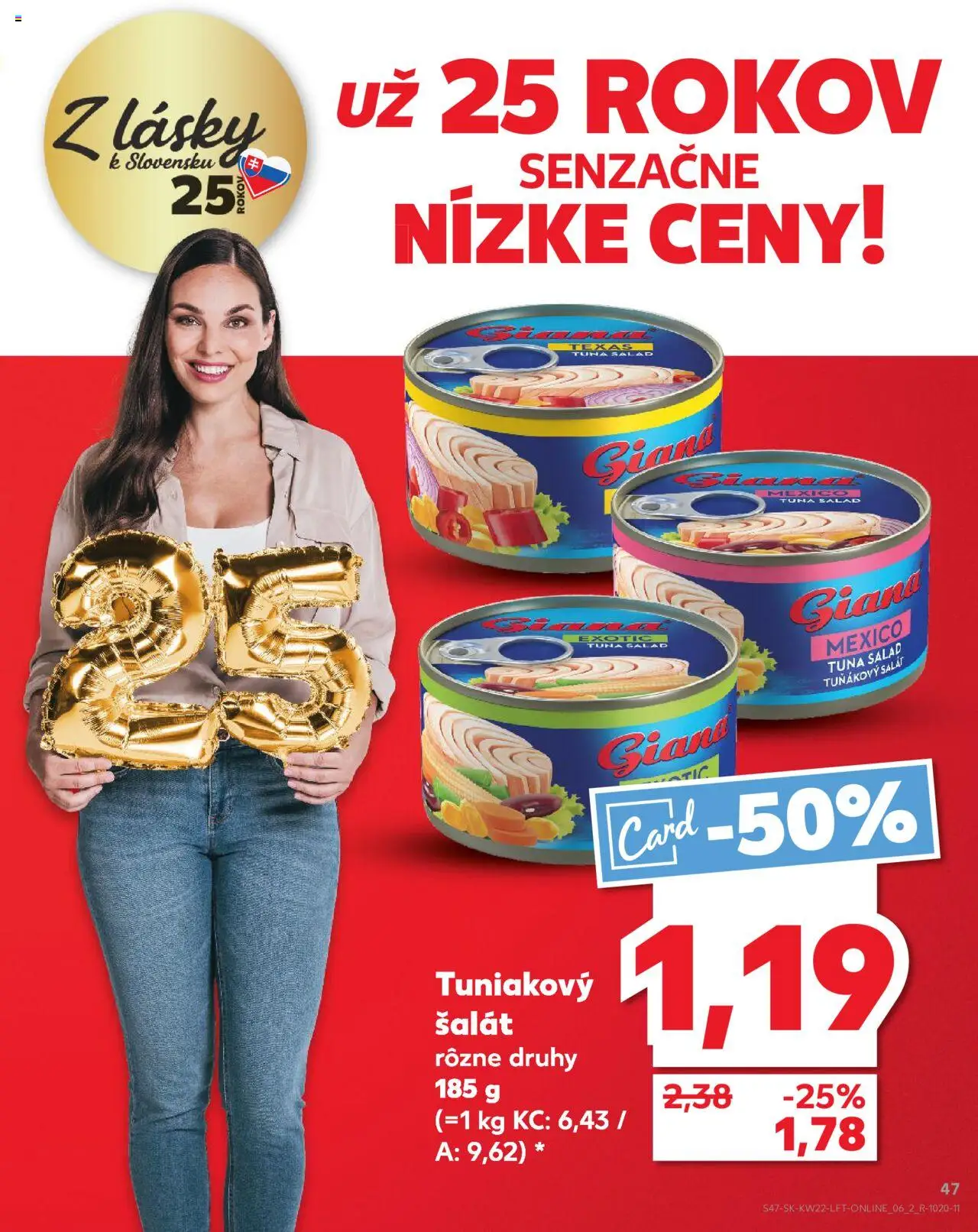 Nové Kaufland akcie – leták je platný od 29.05.2025 | Strana: 47 | Produkty: Šalát