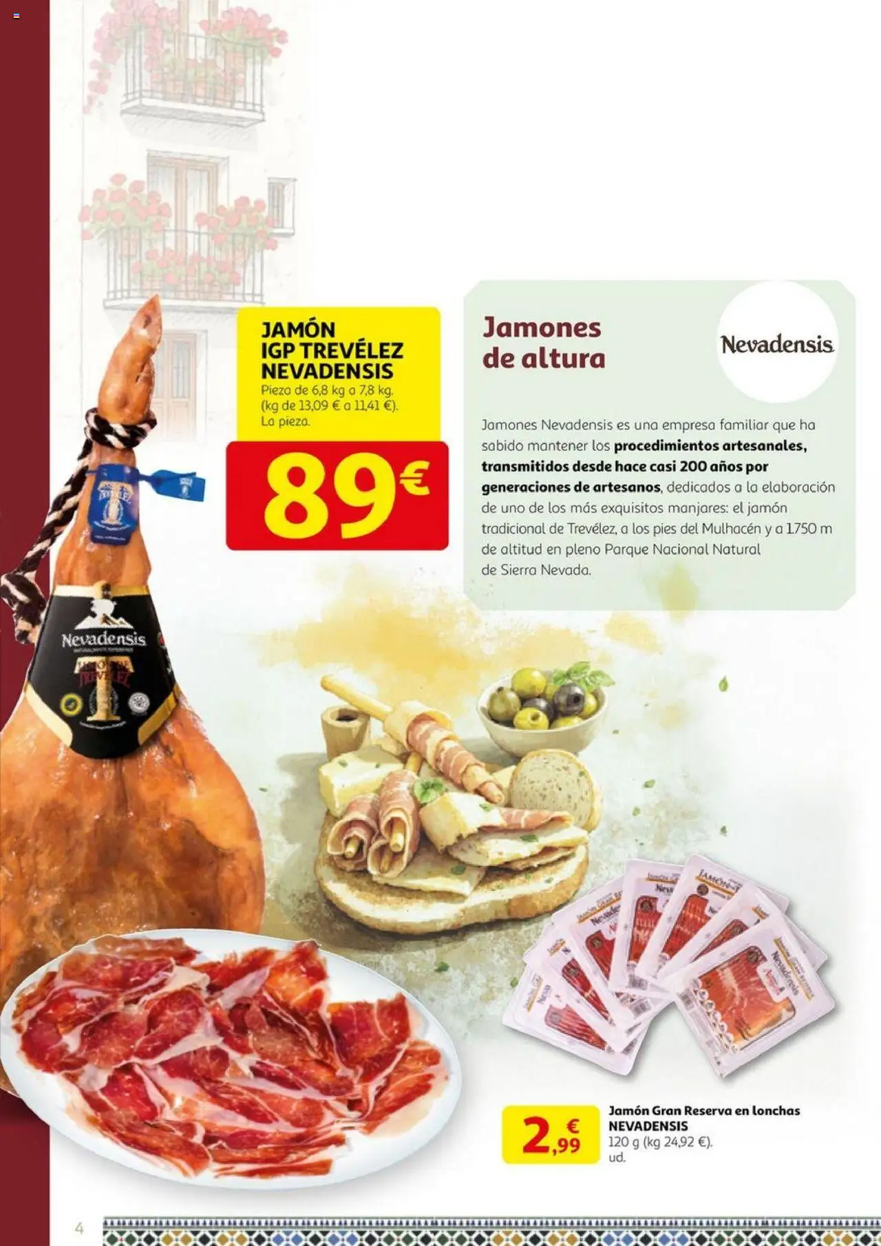 Alcampo - Granada sabe a tradición │ válido desde el 29.08.2025 | Página: 4 | Productos: Jamón