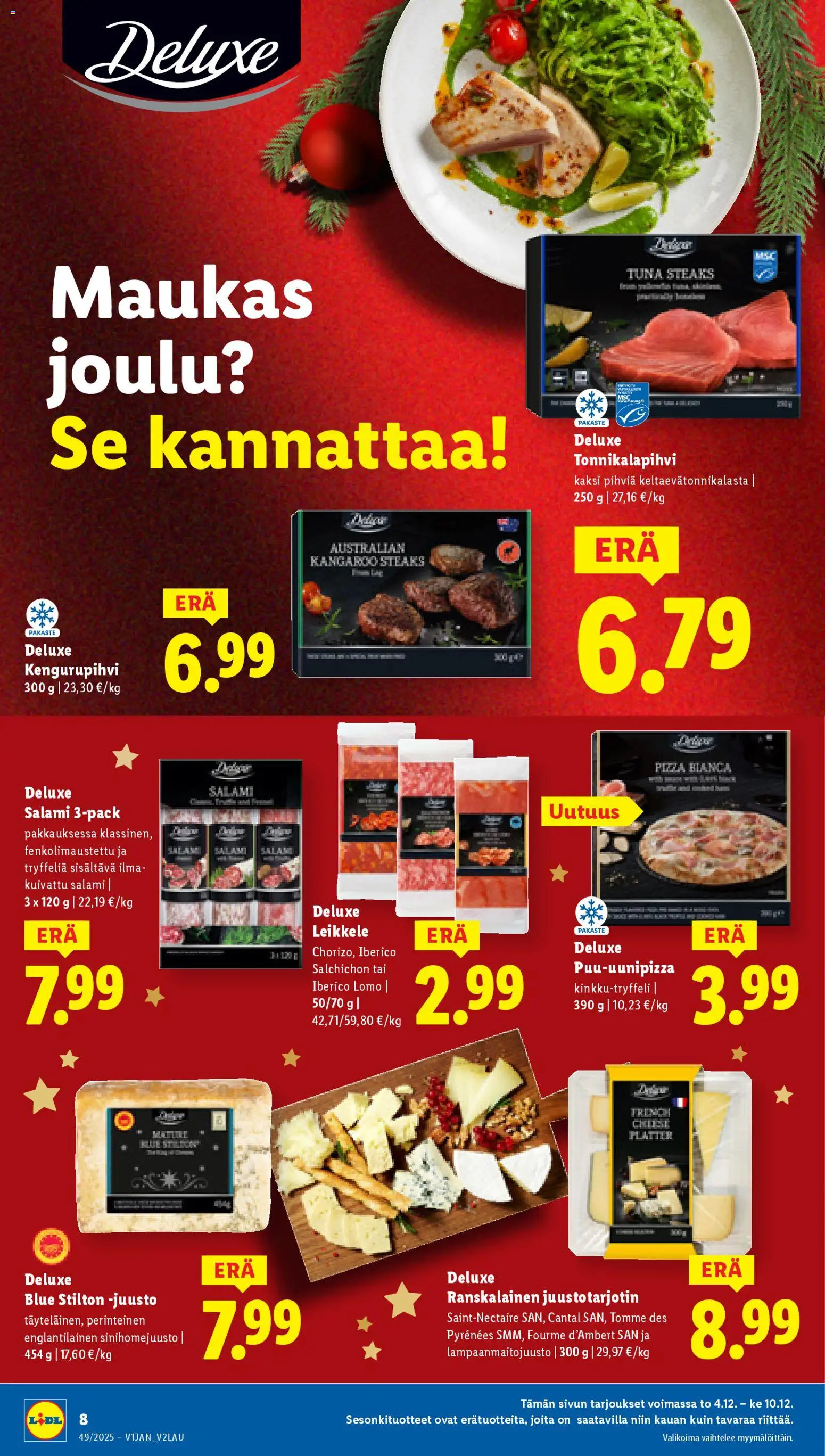 Lidl tarjoukset - Tampere – voimassa 04.12.2025 alkaen | Sivu: 8