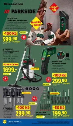 Náhled letáku /// PARKSIDE Infračervený teploměr, režimy: jednoduché/ referenční měření, rozsah: od -50 do +380 °C, odchylka: ± 1,5 °C / ± 3 °C, referenční stupně: ± 0,5 / 3 / 5,5 °C od 19.02.2026 | Strana: 34