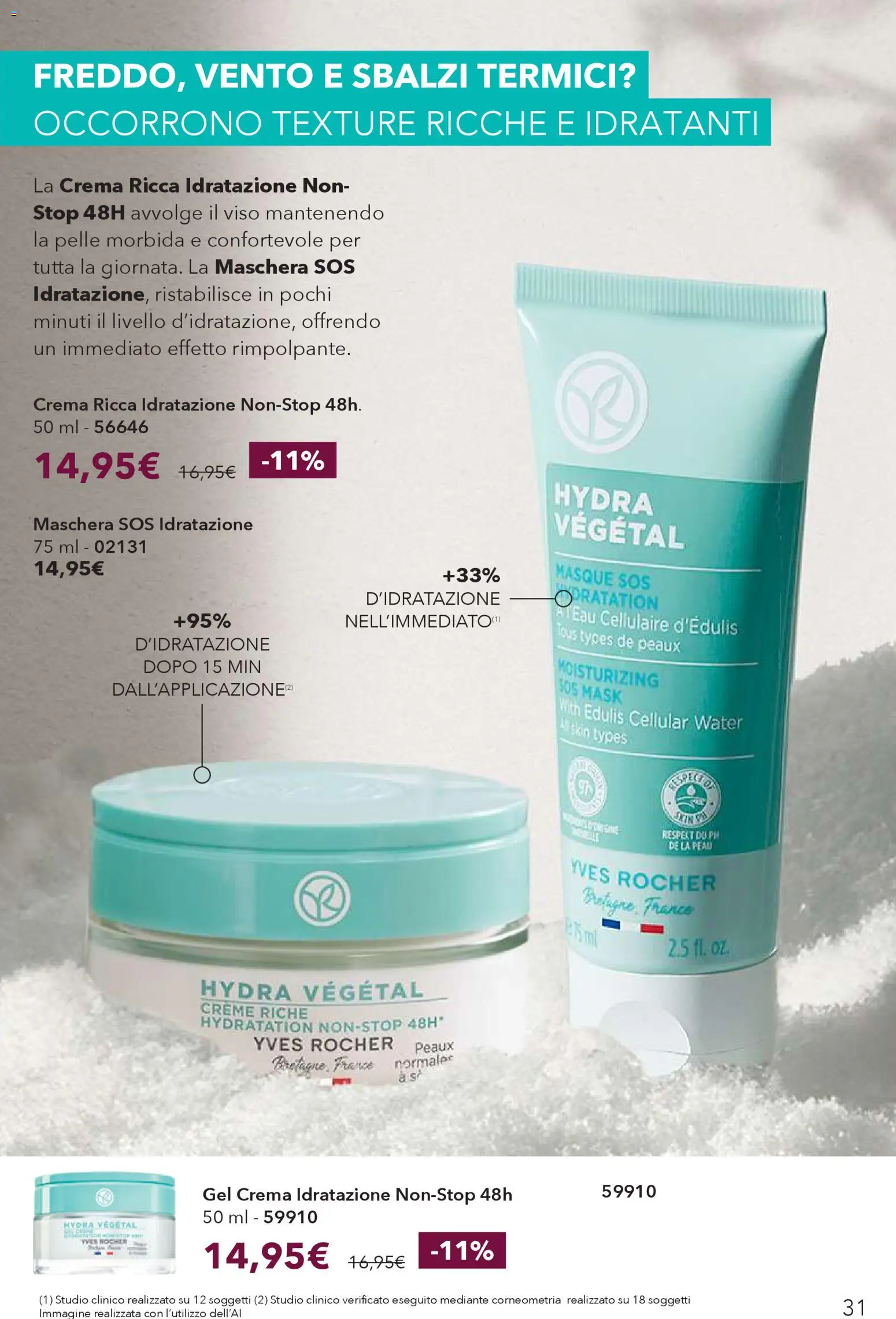 Volantino Yves Rocher del 30.01.2026 | Pagina: 31 | Prodotti: Crema, Maschera