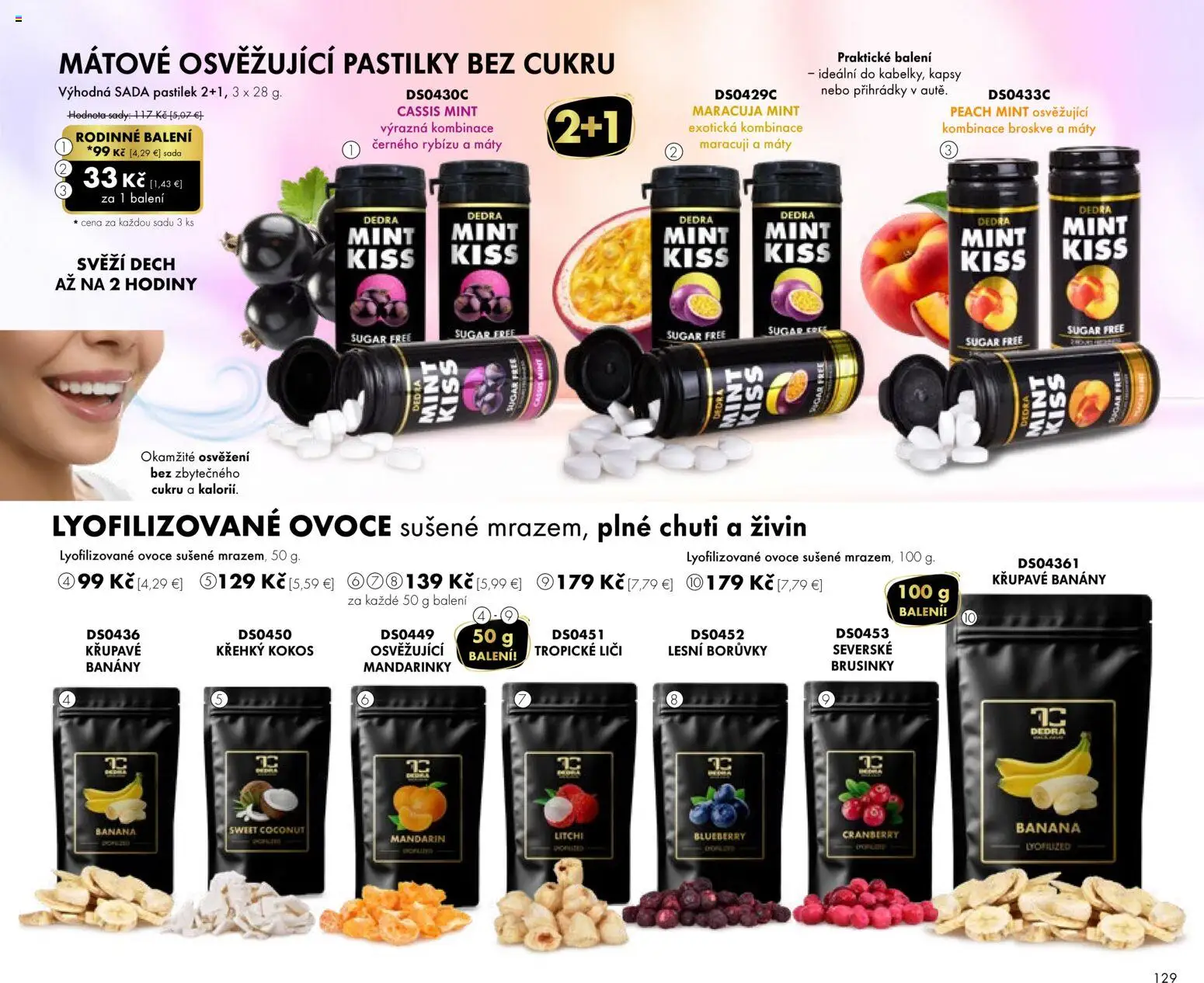 Nové Dedra akcie – leták je platný od 24.04.2026 | Strana: 29 | Produkty: Hodiny, Liči, Banány, Mandarinky