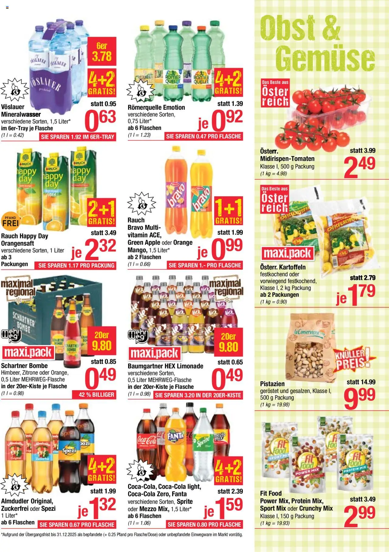 Maximarkt Flugblatt gültig ab 08.09.2025 | Seite: 9 | Produkte: Kartoffeln, Gemüse, Obst, Zitrone