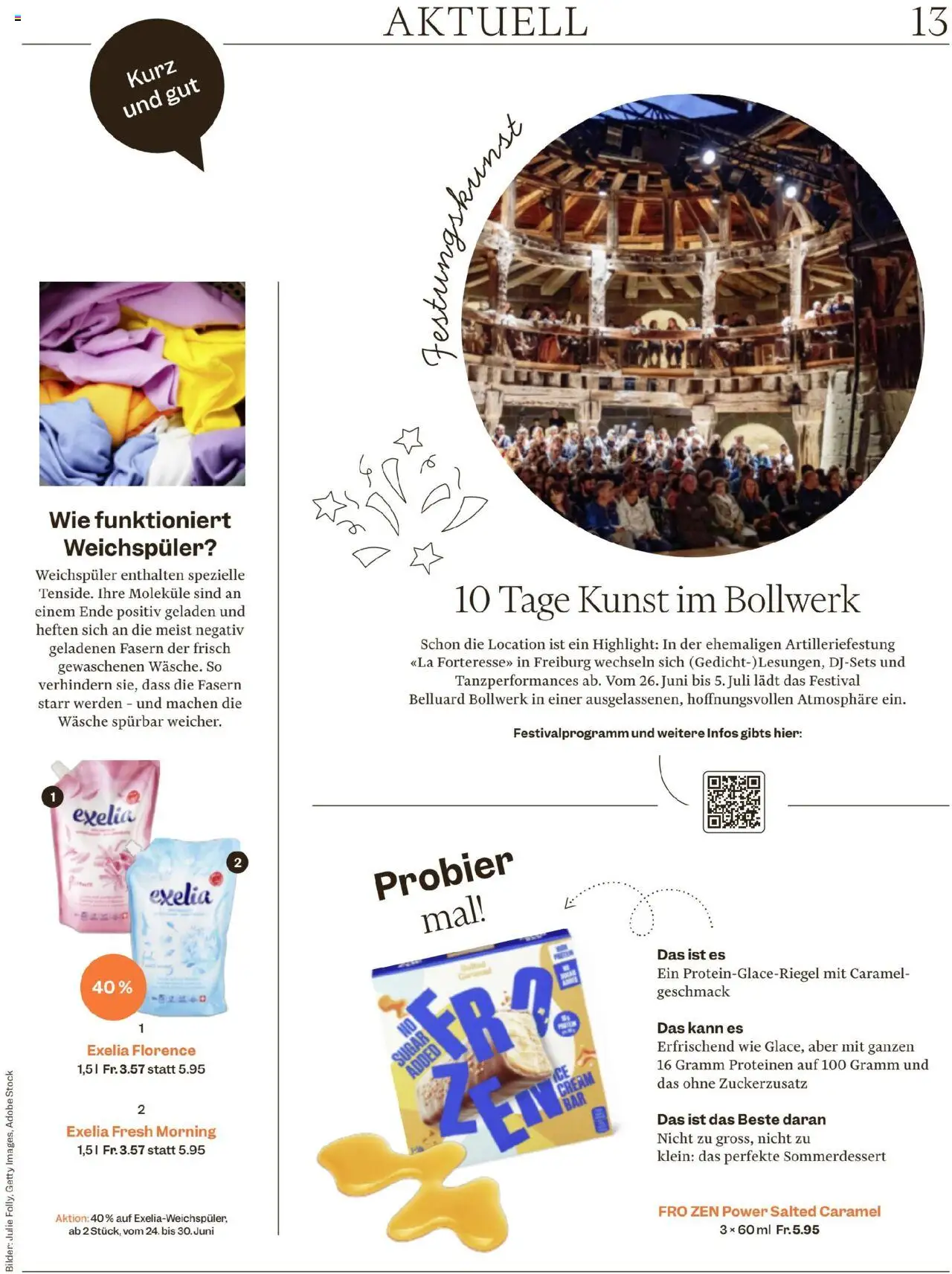 Migros Magazin ab 23.06.2025 | Seite: 13 | Produkte: Weichspüler, Bilder