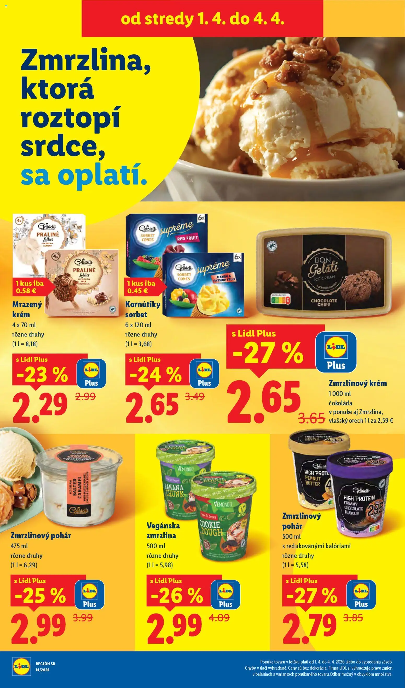 Nové Lidl akcie – leták je platný od 30.03.2026 | Strana: 87 | Produkty: Protein, Čokoláda, Krém, Mango