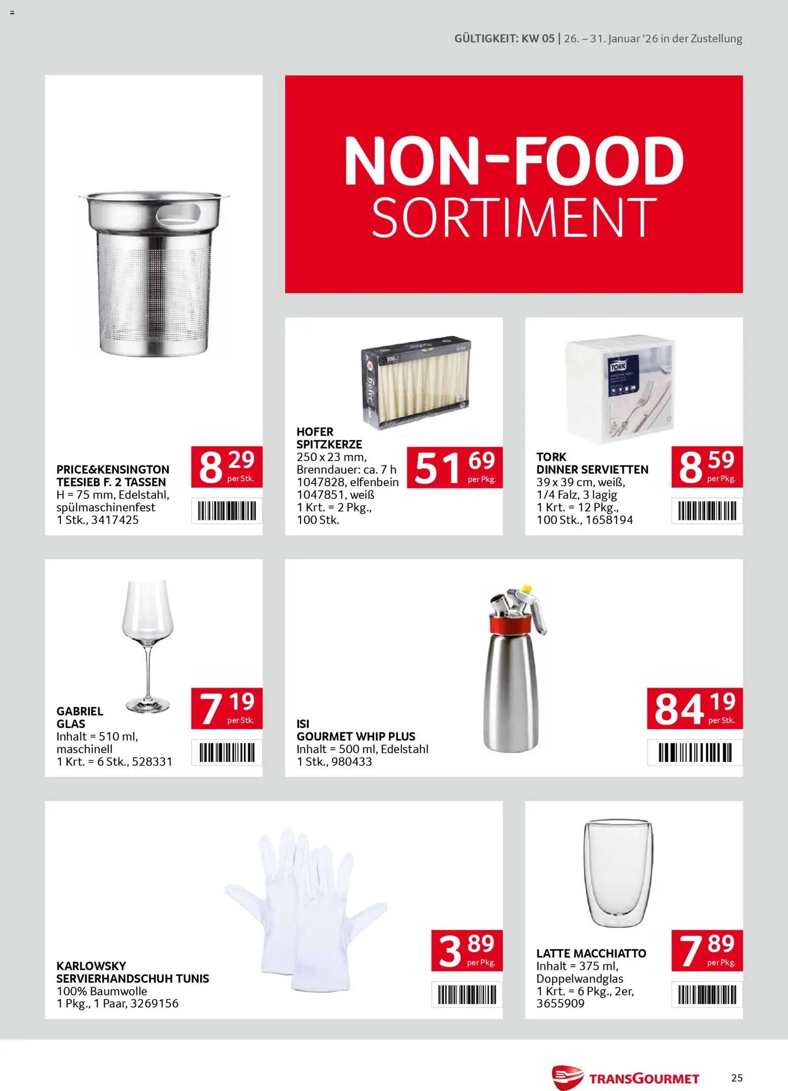 Transgourmet Zustellaktion gültig ab 26.01.2026 | Seite: 25