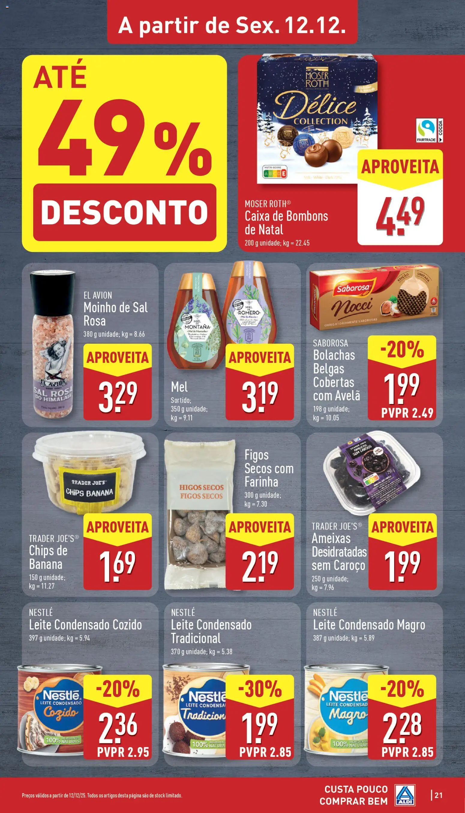 Aldi folheto │ válido de 08.12.2025 | Página: 21 | Produtos: Bolachas, Sal, Caixa, Nestlé