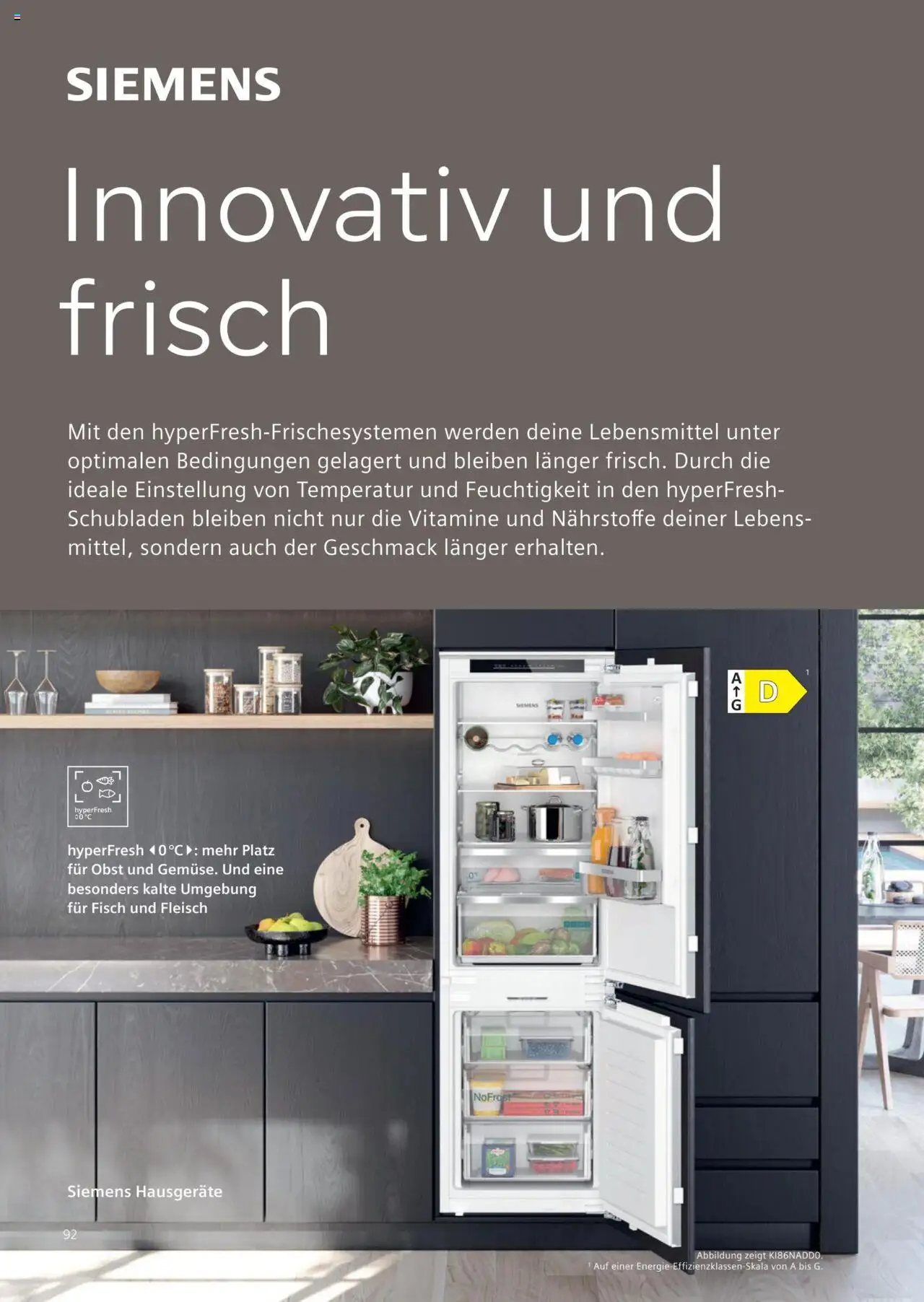 Fust Küchenmagazin ab 04.03.2025 | Seite: 92 | Produkte: Fisch, Siemens