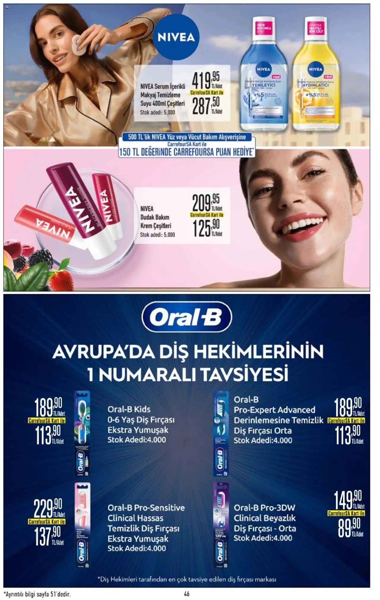 CarrefourSA Katalog - 10.06.2025 tarihinden itibaren geçerlidir | Sayfa: 46 | Ürünler: Krem, Diş fırçası, Makyaj
