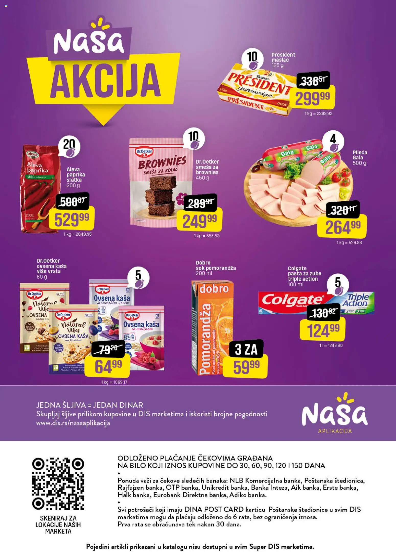 DIS katalog - važi od 29.01.2026 | Strana: 24 | Proizvode: Ovsena kaša, Kolač, Paprika, Pomorandza
