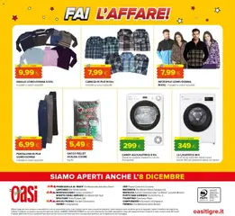 Anteprima del volantino Volantino Oasi	 valido a partire dal 01.12.2025 | Pagina: 32 | Prodotti: Pellet, Camicia, Top, Asciugatrice
