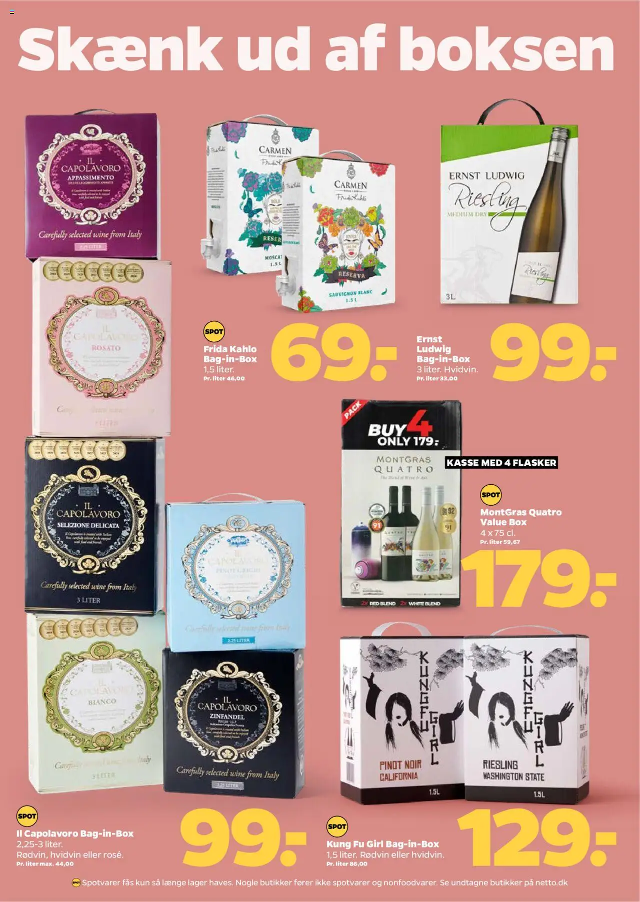 Netto tilbudsavis – gyldig fra 04.10.2025 | Side: 3 | Produkter: Skænk