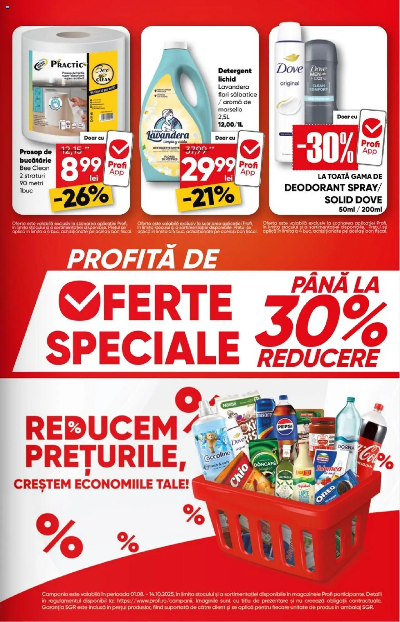 Catalog Profi Loco – valabil de la 06.08.2025 | Pagină: 3 | Produse: Bucătărie, Lapte, Deodorant, Detergent