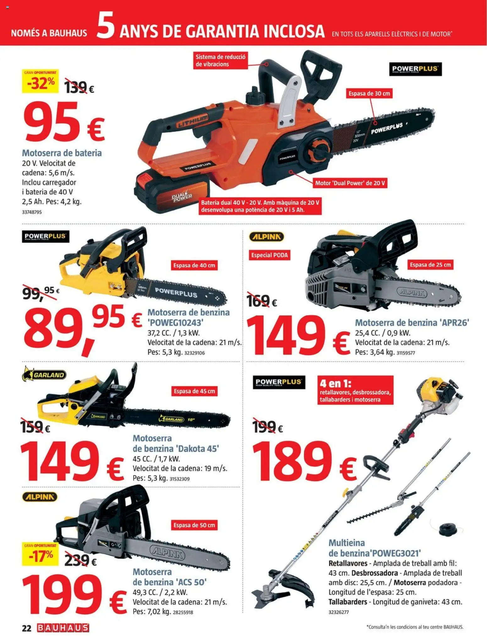 Bauhaus folleto Cat │ válido desde el 01.01.2026 | Página: 22 | Productos: Batería
