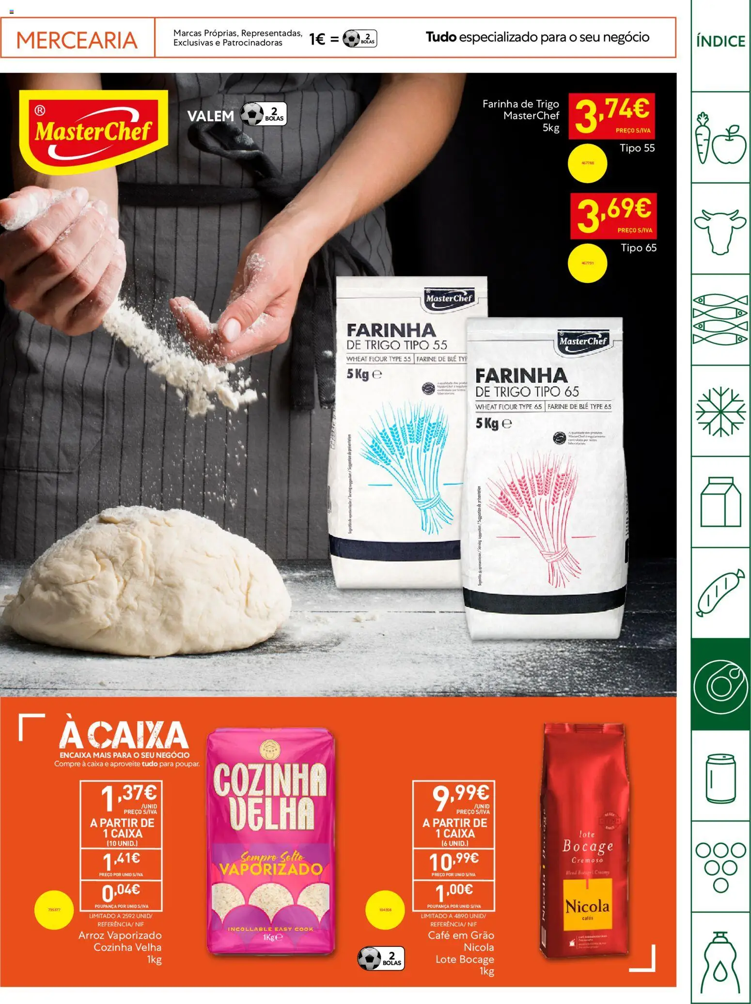 Recheio - Horeca Bons Negócios Madeira │ válido de 14.04.2026 | Página: 17 | Produtos: Farinha de trigo, Caixa, Café, Arroz