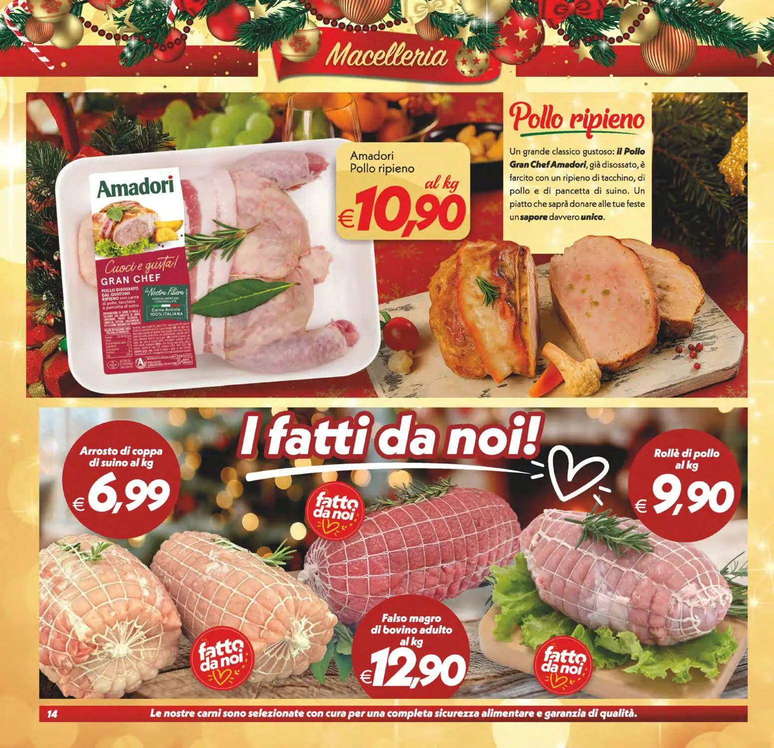 Volantino SuperConveniente del 16.12.2025 | Pagina: 14 | Prodotti: Pollo, Pancetta, Suino, Piatto