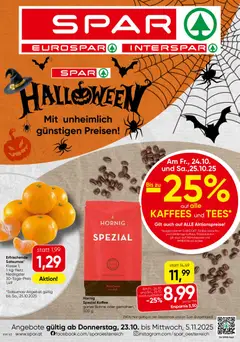 Spar Flugblatt - Steiermark ab 23.10.2025 gültig