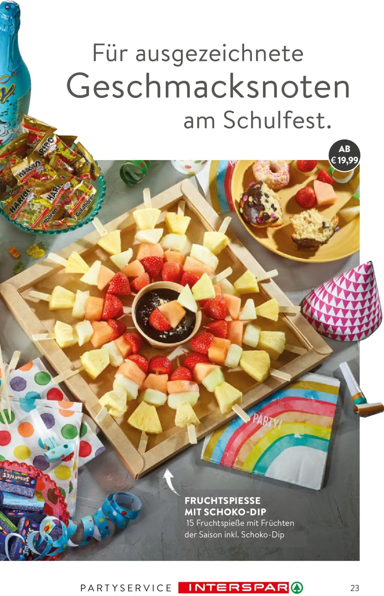 Interspar Ihre Party Unser Service gültig ab 14.10.2024 | Seite: 23