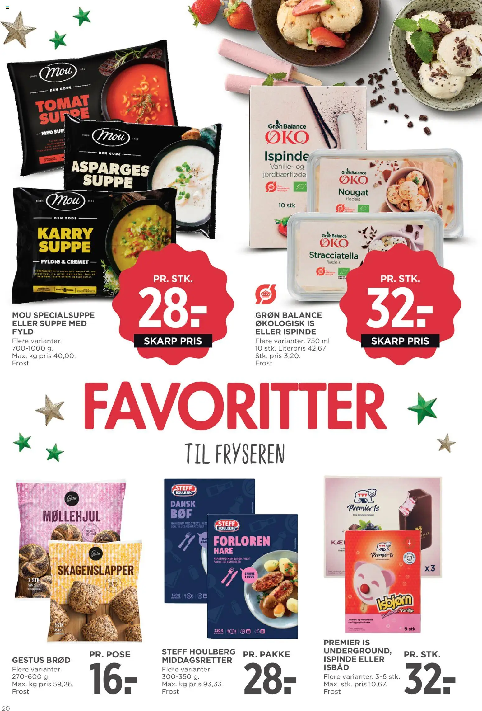Meny tilbudsavis – gyldig fra 14.11.2025 | Side: 32 | Produkter: Karry, Flødeis, Bacon, Asparges
