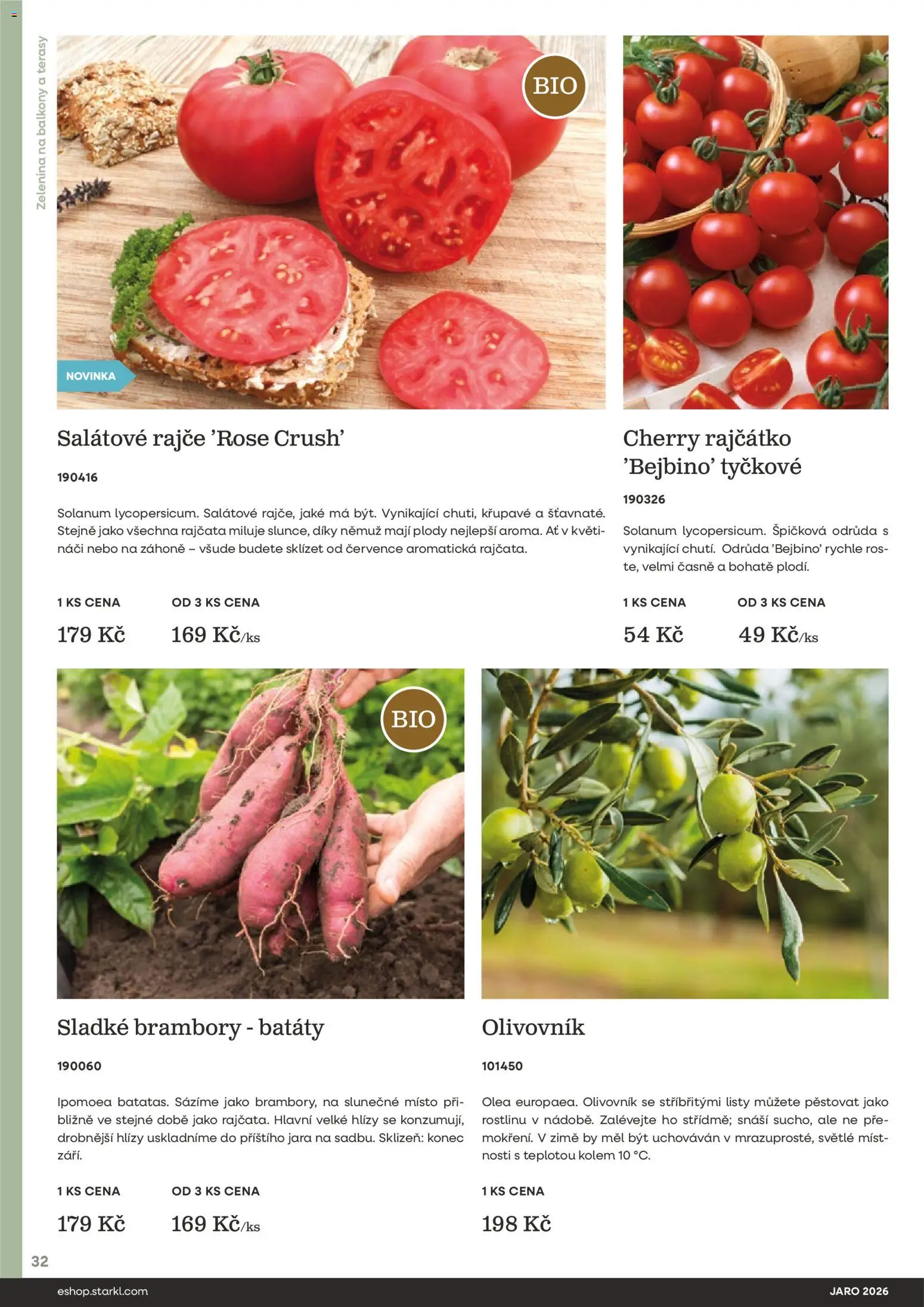 Starkl katalog Jaro 2026 od 25.02.2026 | Strana: 32 | Produkty: Rajčata, Batáty, Brambory, Zelenina