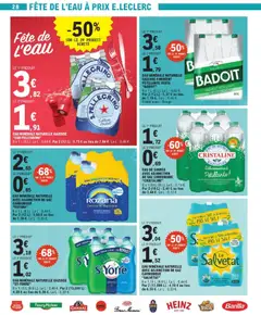 E.Leclerc - Prévisualisation de EAU MINÉRALE NATURELLE GAZEUSE "SAN PELLEGRINO", 6 x 1 L (6 L) valide à partir de 07.04.2026 | Page: 28