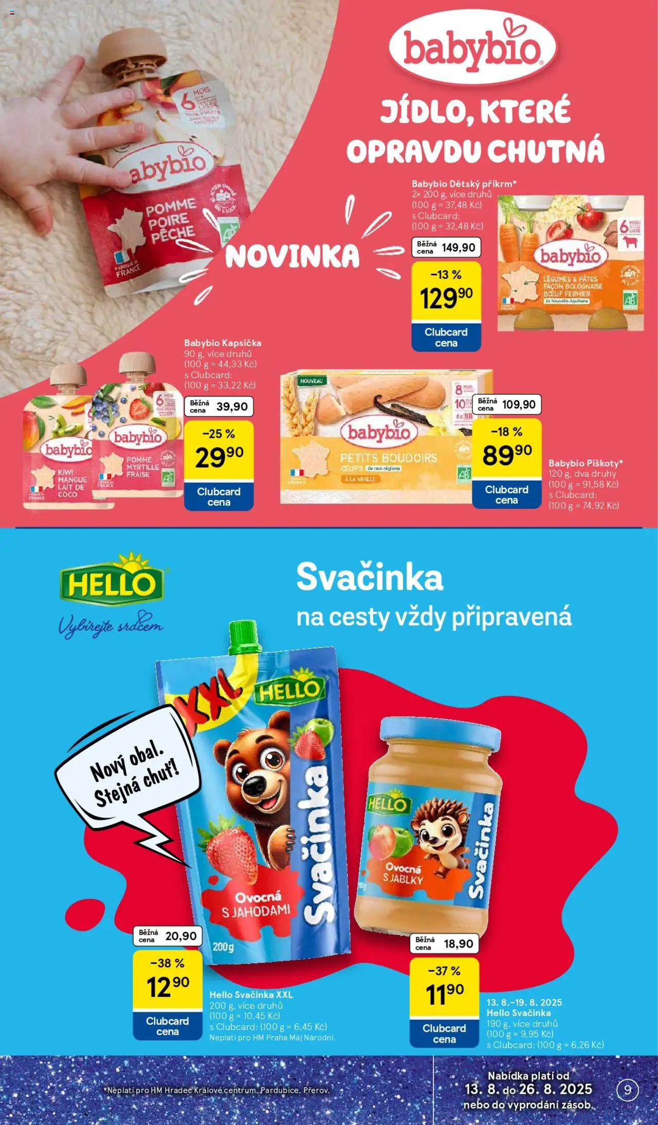 Tesco leták - Hypermarket od 13.08.2025 | Strana: 9 | Produkty: Kiwi