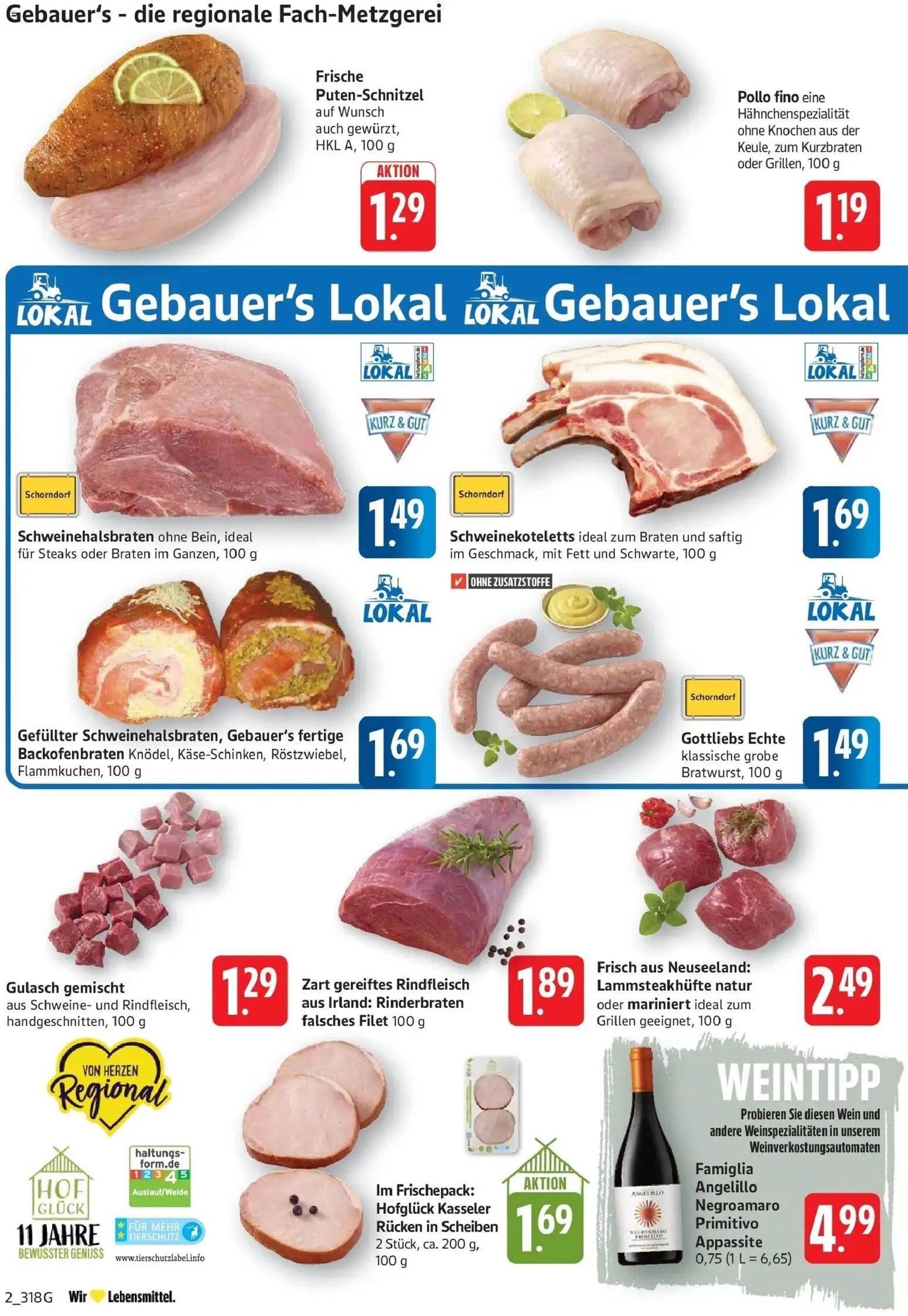 Edeka prospekt Göppingen	 – gültig ab 02.03.2026 | Seite: 2 | Produkte: Rinderbraten, Putenschnitzel, Wein, Rindfleisch
