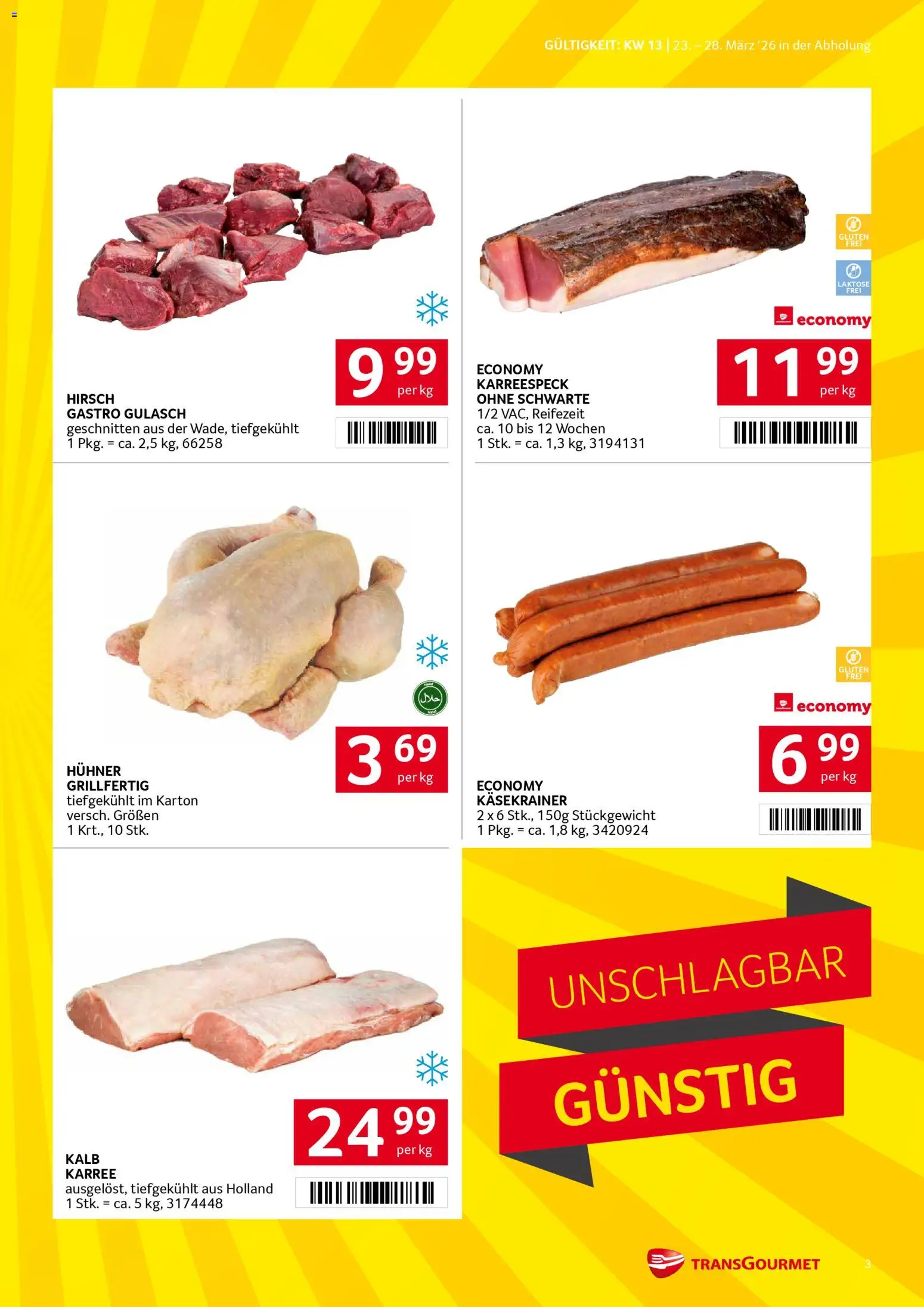 Die besten Angebote | Transgourmet Flugblatt ab 23.03.2026 | - Jetzt stöbern! | Austria