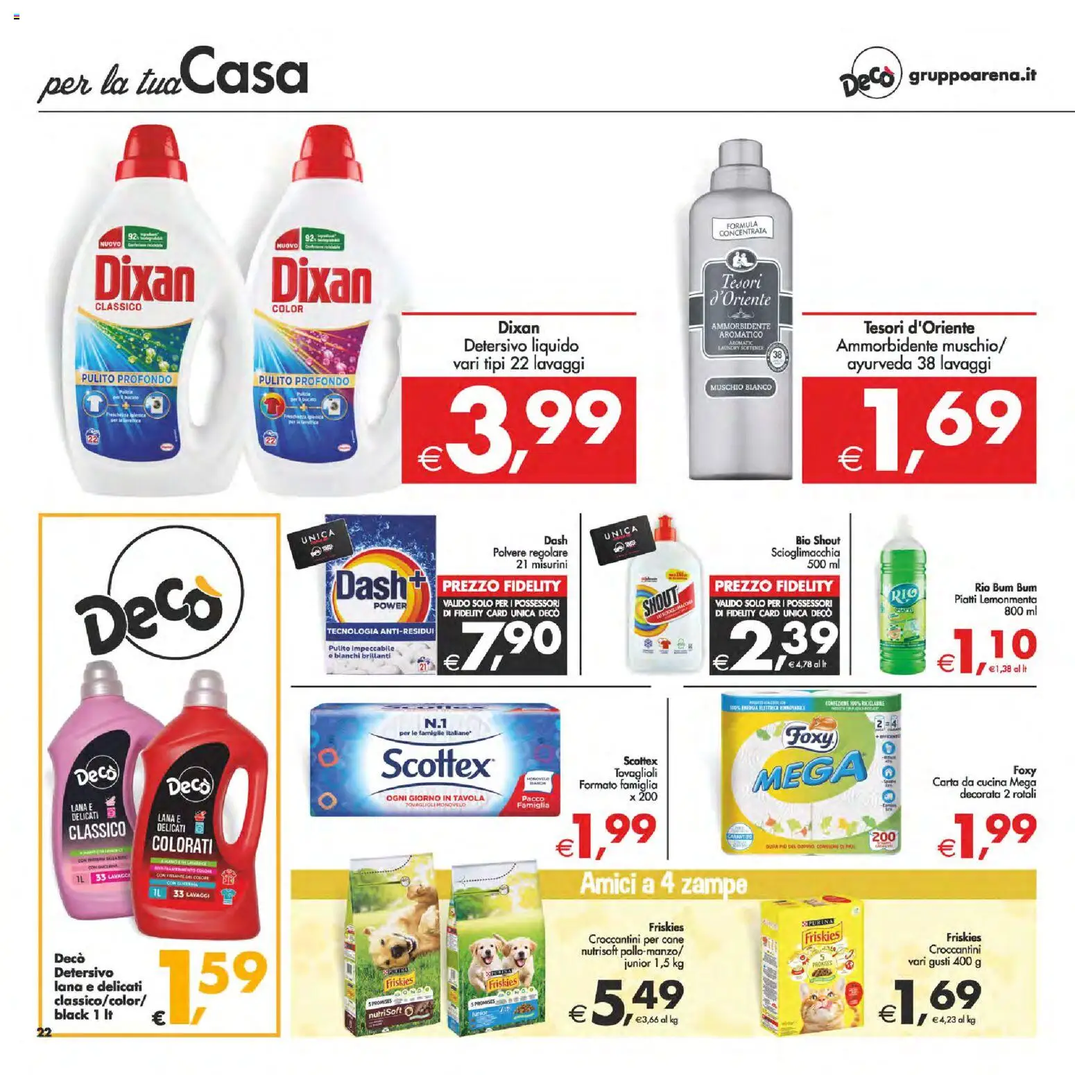 Volantino Decò del 06.03.2026 | Pagina: 22 | Prodotti: Ammorbidente