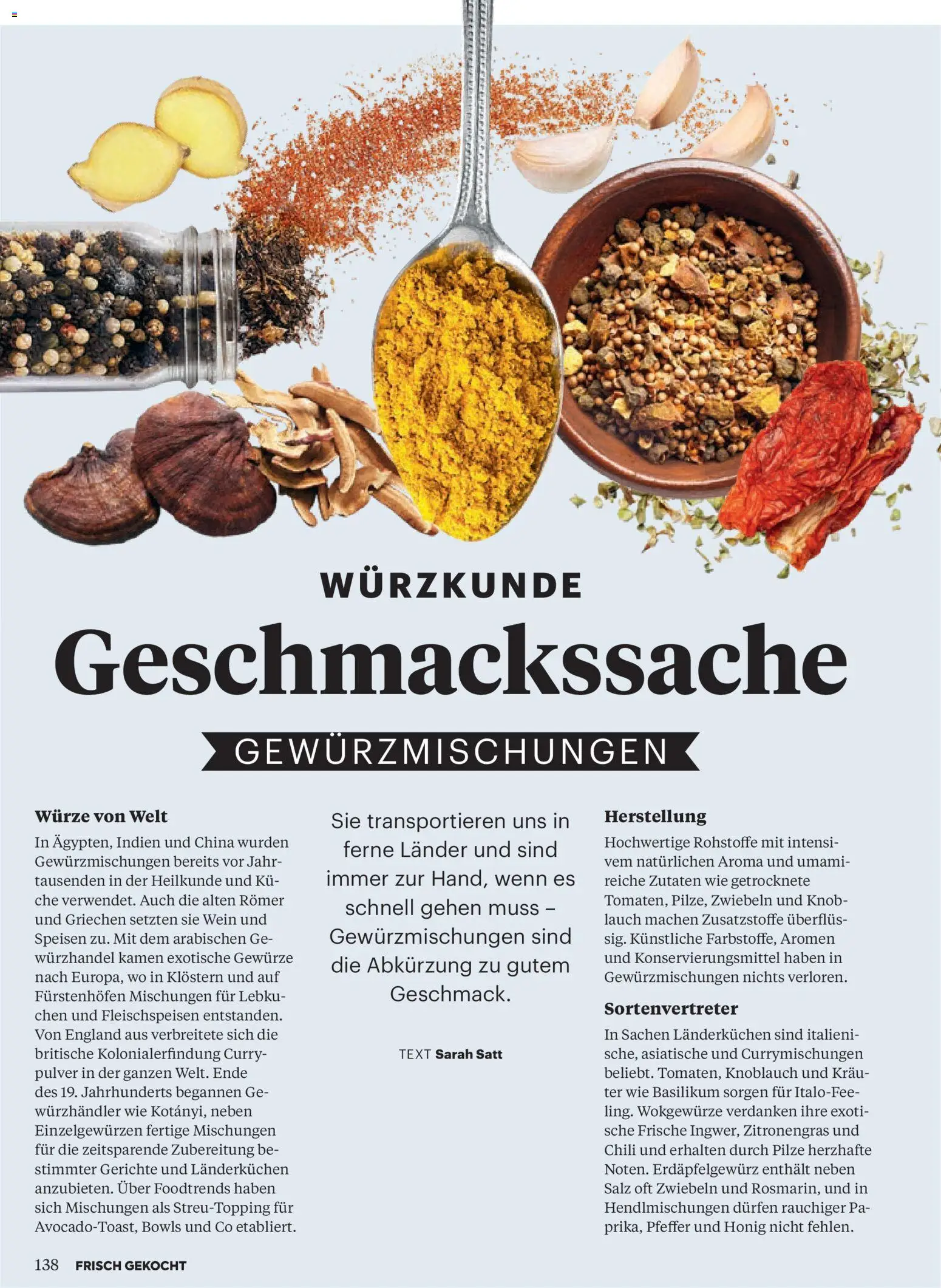 Billa  Frisch Gekocht gültig ab 01.12.2025 | Seite: 138 | Produkte: Zwiebeln, Salz, Pfeffer, Knoblauch