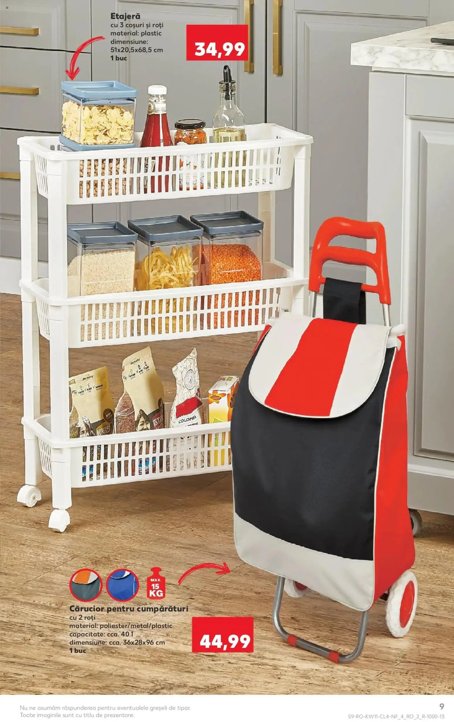 Noul catalog Kaufland – valabil de la 11.03.2026 | Pagină: 9 | Produse: Etajeră