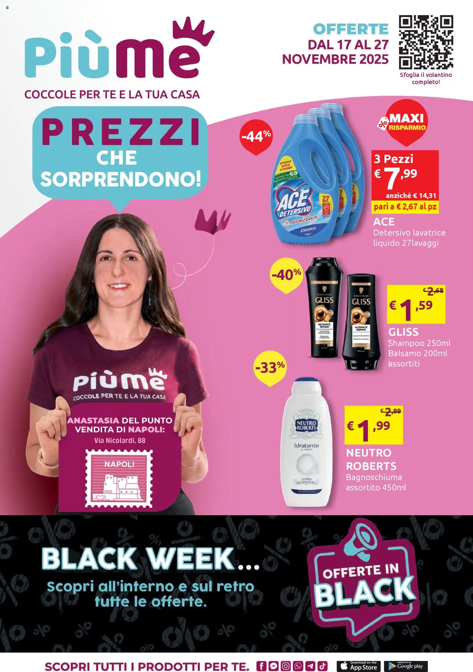 Volantino IperSoap del 17.11.2025 | Pagina: 1 | Prodotti: Shampoo, Bagnoschiuma, Tè, The
