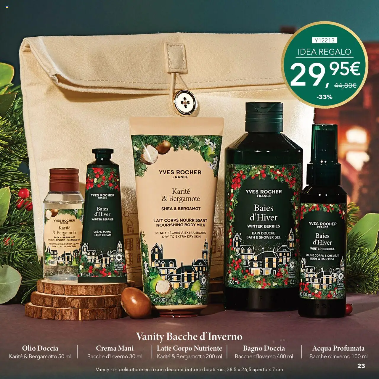 Volantino Yves Rocher del 17.10.2025 | Pagina: 23 | Prodotti: Acqua, Latte, Olio, Bagno