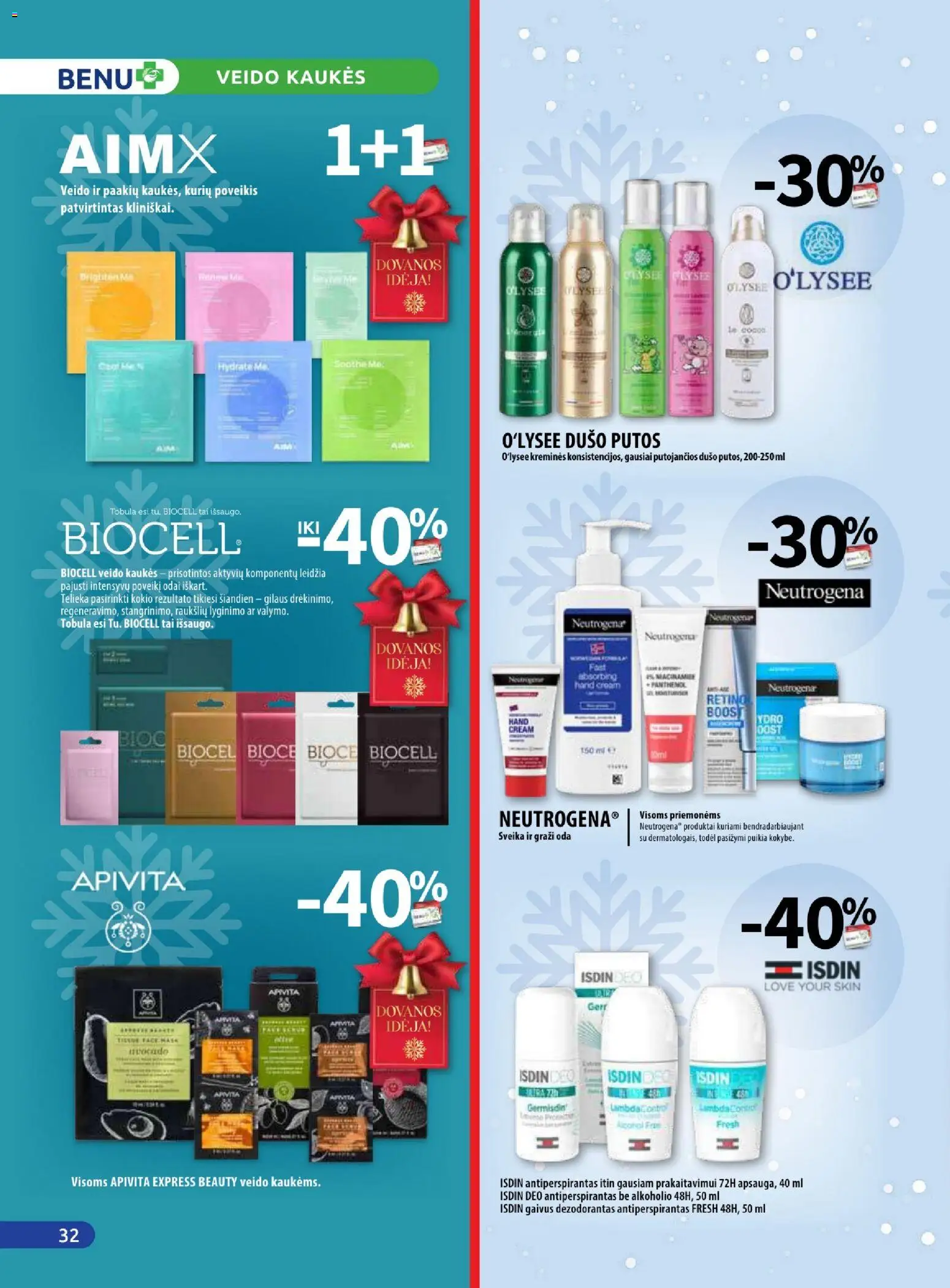 BENU akcijos nuo 01.12.2025 | Puslapis: 32 | Prekių: Dezodorantas, Antiperspirantas