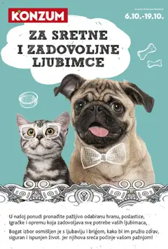 Konzum HR Katalog ljubimci - amely érvényes a következő dátumtól: 06.10.2025