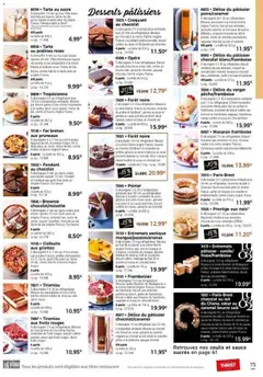 Thiriet - Prévisualisation de Thiriet Catalogue livraison à domicile  valide à partir de 28.10.2025 | Page: 75 | Produits: Fraise, Sucre, Pruneaux, Lait