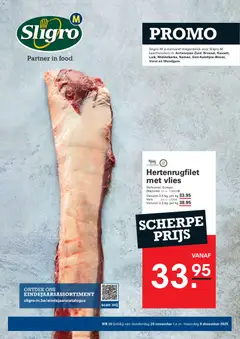 Sligro promo - Voorbeeld van een folder van Sligro, geldig van 20.11.2025