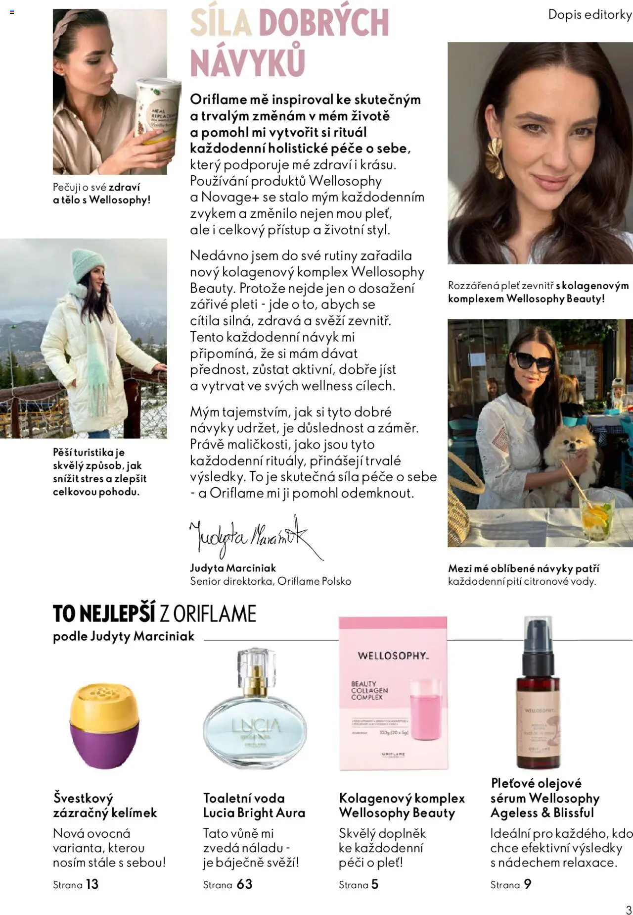 Oriflame katalog č.14/2025 od 01.10.2025 | Strana: 3 | Produkty: Voda, Sérum, Toaletní voda