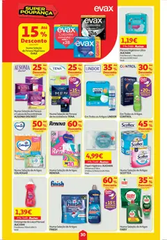 Pré-visualização Auchan folheto válido de 30.10.2025 | Página: 30 | Produtos: Bolsa, Papel higiénico, Pensos higiénicos, Cuecas