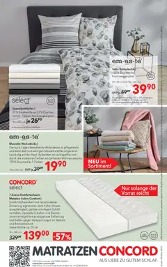 Matratzen Concord Prospekt 	 ab 01.10.2025 gültig | Seite: 8 | Produkte: Matratze, Bettwäsche