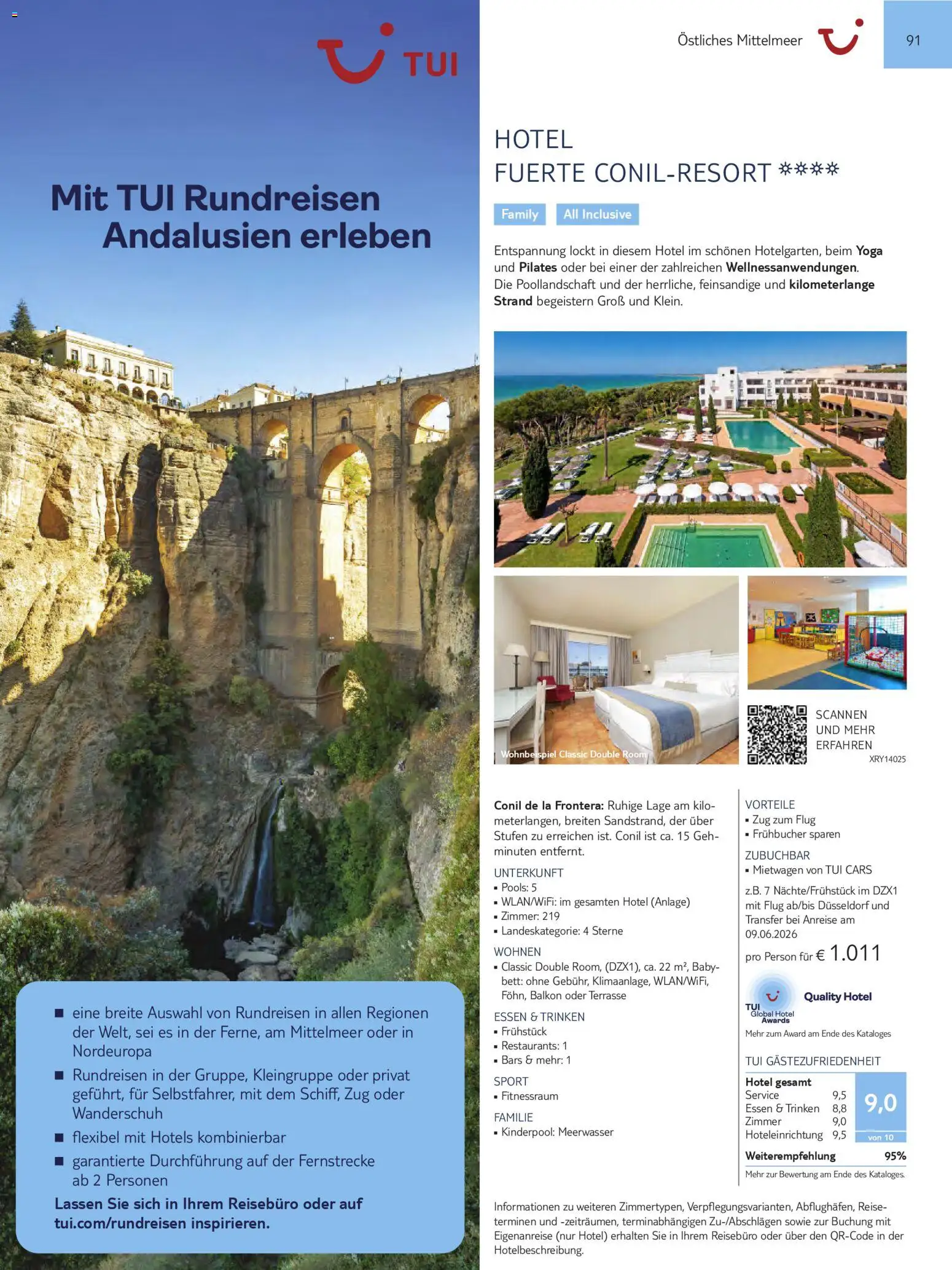 Aida  Südeuropa & Nordafrika 2026/27 – gültig ab 01.01.2026 | Seite: 91 | Produkte: Bett