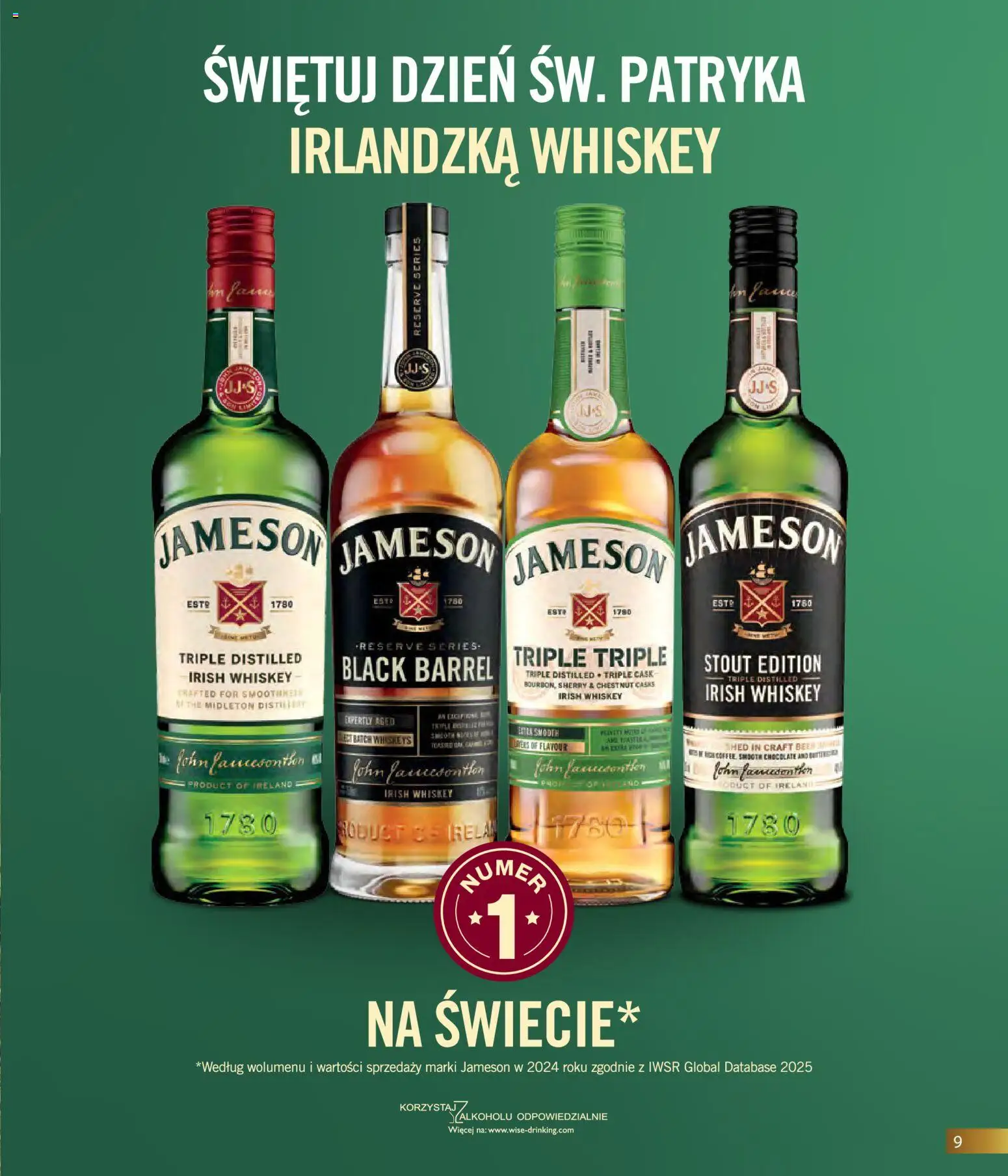 Eurocash gazetka - Horeca od 01.03.2026 | Strona: 9 | Produkty: Jameson