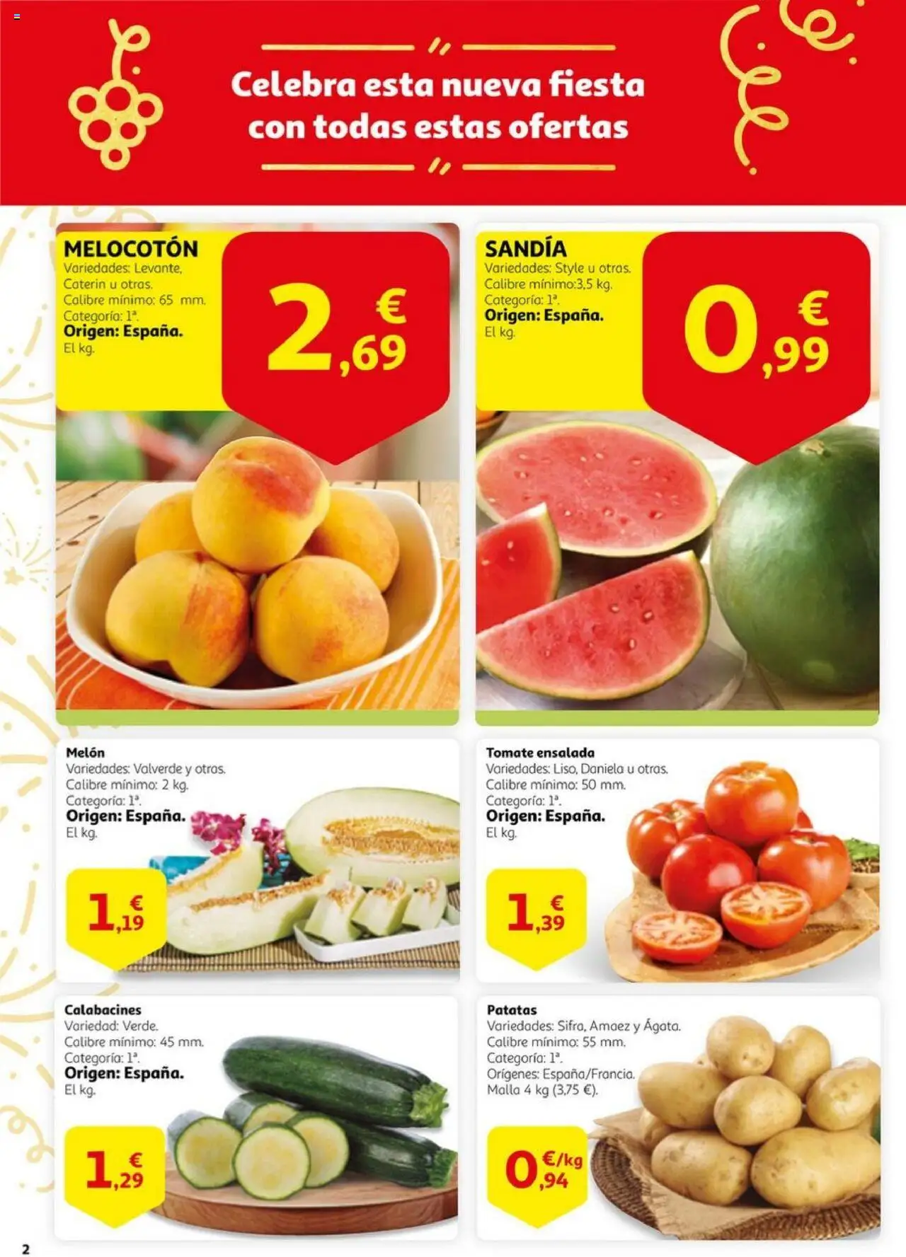 Alcampo - SM Arroyomolinos  │ válido desde el 03.06.2025 | Página: 2 | Productos: Φορτιστής, Ensalada, Sandía