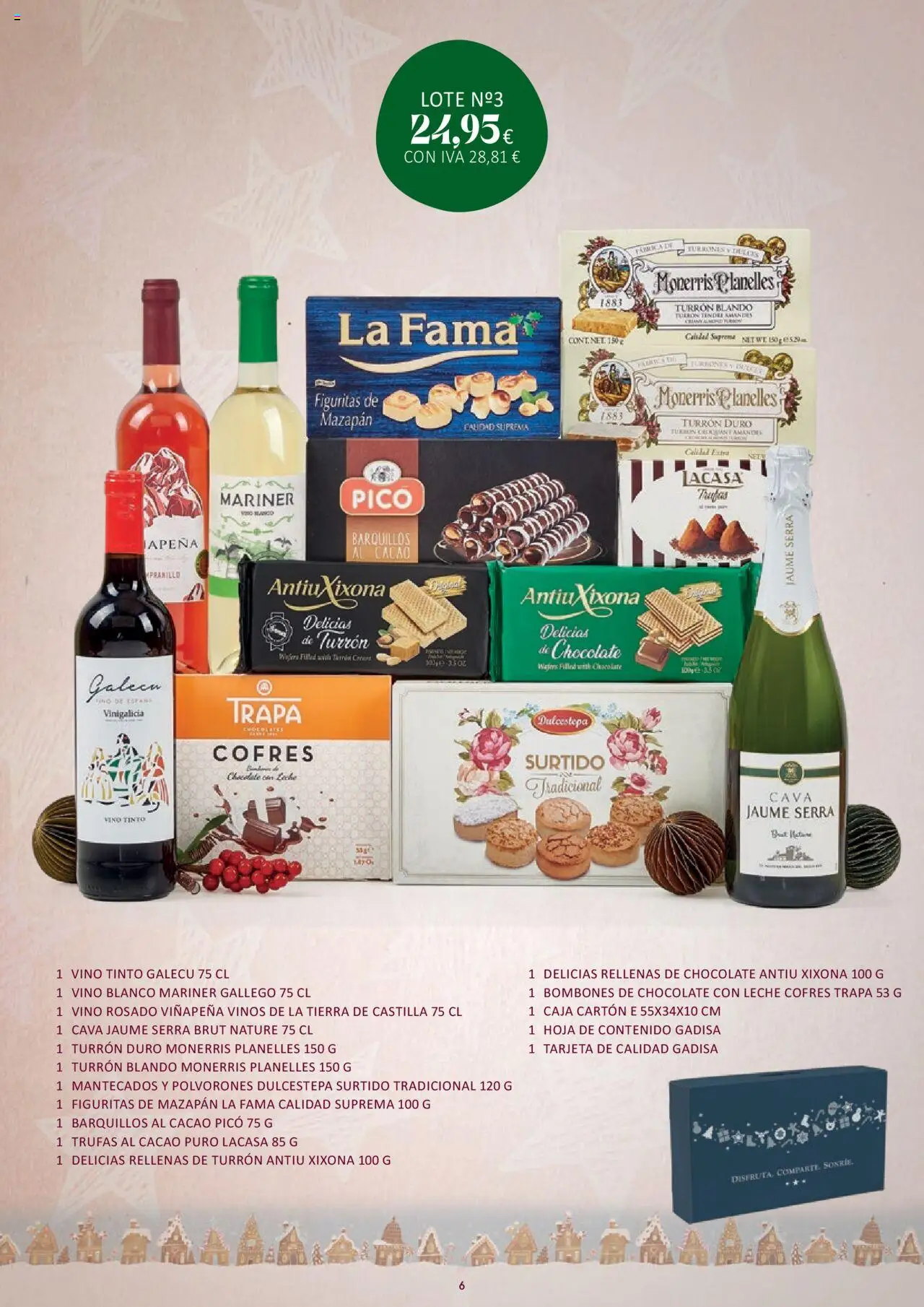 Gadis folleto │ válido desde el 16.10.2025 | Página: 6 | Productos: Leche, Vino rosado, Φρυγανιές σικάλεως, Caja