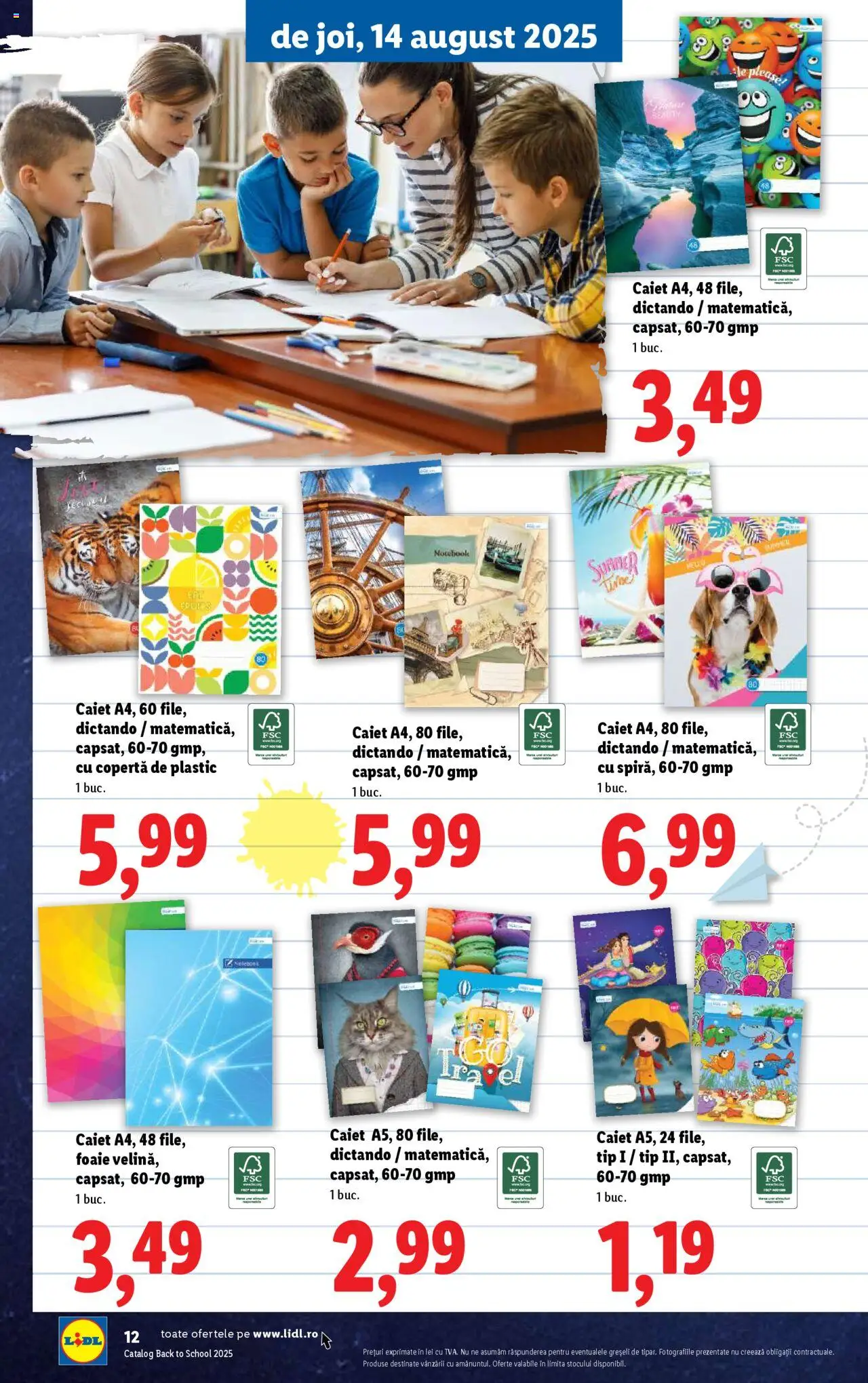 Lidl - Din nou la școală! – valabil de la 11.08.2025 | Pagină: 12 | Produse: Notebook