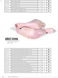 Kuřecí stehna celá A kvalita cca 3 kg, Chicken thighs whole A quality cca 3 kg od 01.01.2025 | Strana: 56 | Produkty: Kuřecí Křídla, Kuřecí stehna
