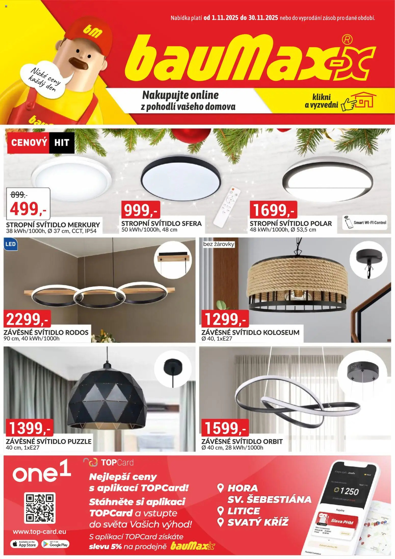 BAUMAX leták - Cheb, Otvice, Plzeň od 01.11.2025 | Strana: 1 | Produkty: Puzzle