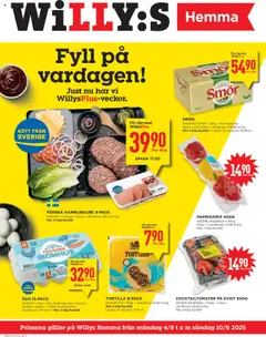 Willys - erbjudanden Hemma - Förhandsvisning av reklamblad från butik Willys aktuell från 04.08.2025