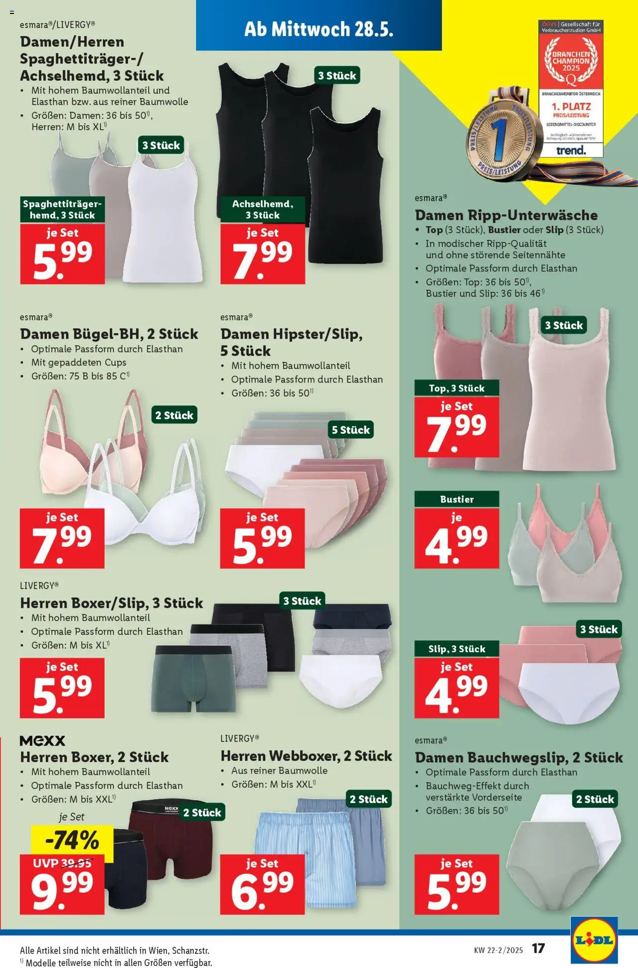 Lidl - Flugblatt gültig ab 28.05.2025 | Seite: 19 | Produkte: Slip