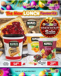 Super Save specials catalogue – valid from 01.04.2026 | Page: 38 | Products: Jam, Butter, Peanut butter, Fruit